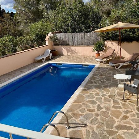 Apartment In Country House With Views And Pool Vespellá Esterno foto