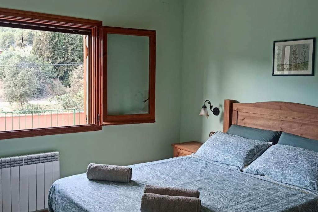 Apartment In Country House With Views And Pool Vespellá Esterno foto