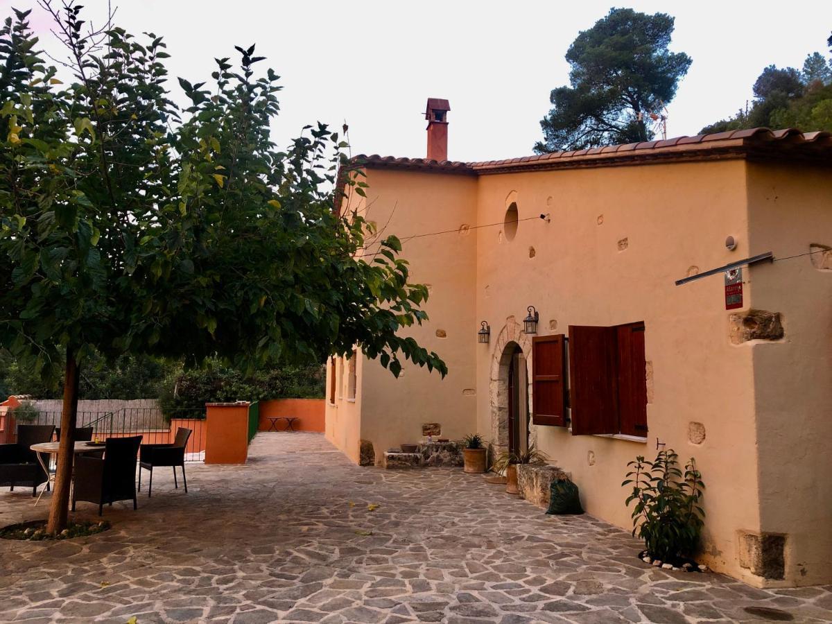 Apartment In Country House With Views And Pool Vespellá Esterno foto